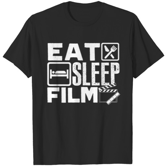 Discover Film Director Eat Sleep Film Shirt T-shirt