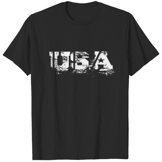 USA Patriotic Support Freedom Independence Veterans T-shirt