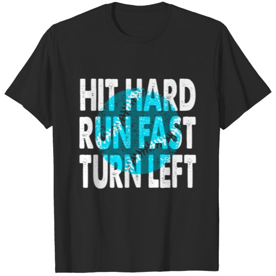 Discover Softball Hit Hard Run Fast Shirt T-shirt
