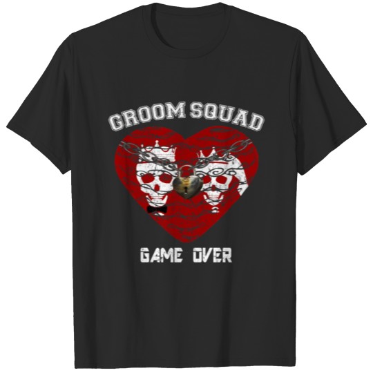 Discover Mens Groom Squad Gifts Funny Bachelor Party Shirts T-shirt
