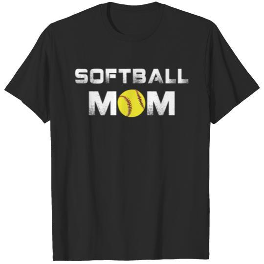 Discover softball mom shirt design womens gift T-shirt