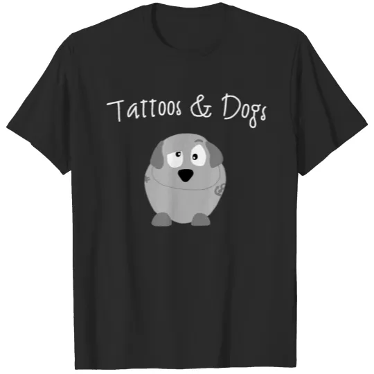 Discover Tattoos and Dogs T-shirt