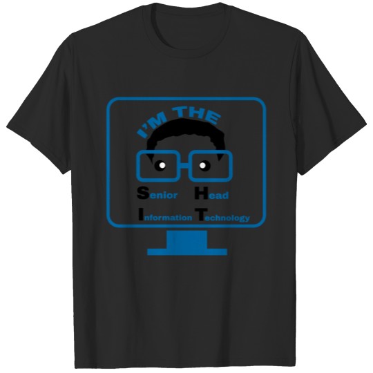 Discover Senior Head of Information Technology T-shirt