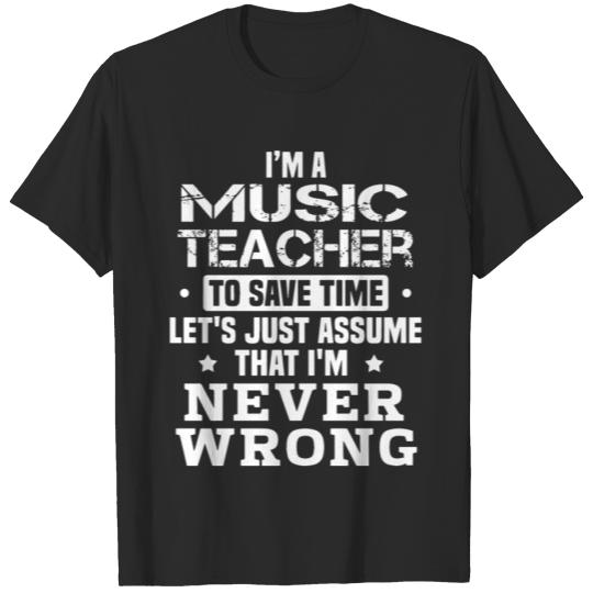 Discover I am a music teacher T-shirt