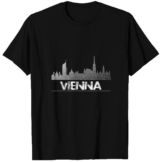 Vienna Skyline Grey T-shirt