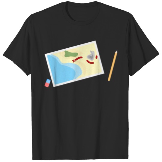 Discover treasure map T-shirt