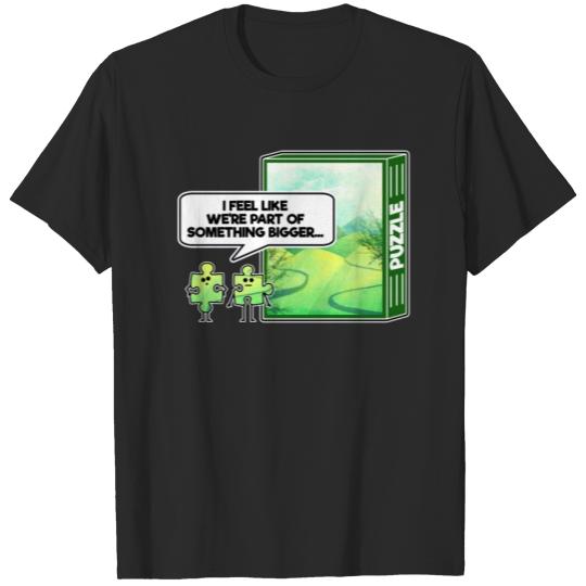 Discover Part of Something Bigger Puzzle Graphic T-shirt