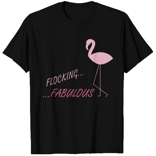 Flocking Fabulous Flamingo T-shirt