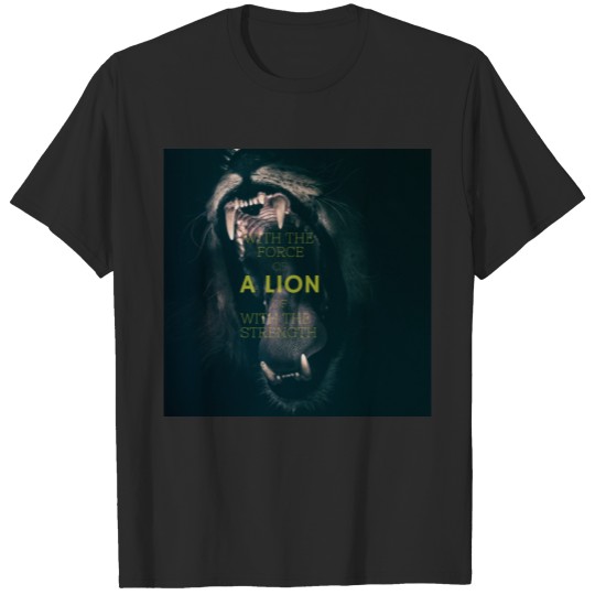 Discover LION POWER YELLOW T-shirt