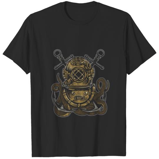Discover Diver Octopus T-shirt