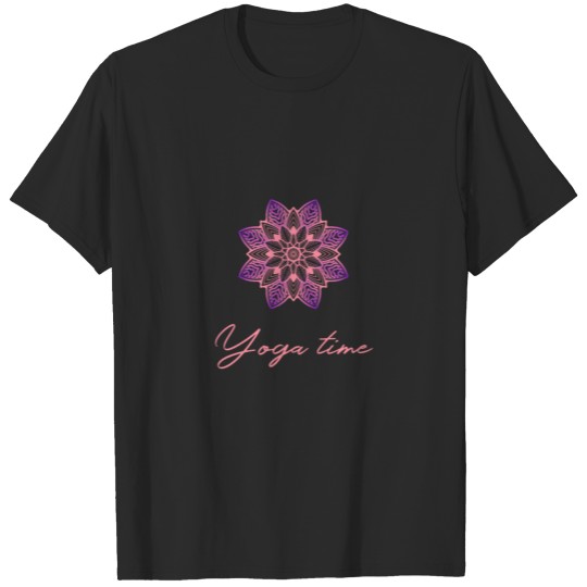 Discover flower meditation spritual henna yoga chakra T-shirt
