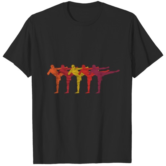 Discover Kickboxer Kickboxing Kickbox Fan Retro Love Gift T-shirt
