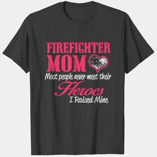 Firefighter mom T-shirt