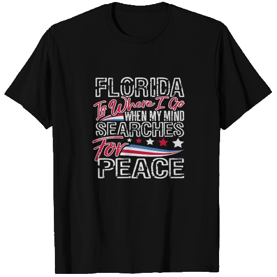 Florida American Patriotic Memorial Day T-shirt