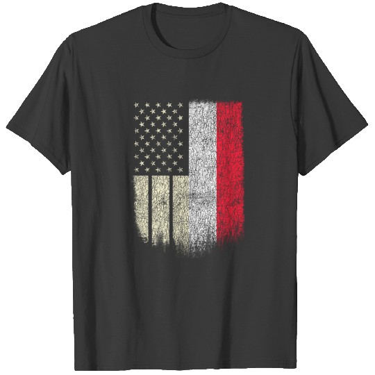 Polish American Shirt Polish American Flag Polska Dyngus Day T-shirt