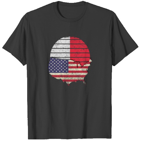 Polish American Flag Tshirt Polska Pride Dyngus Day T-shirt