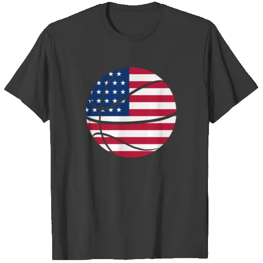 4th Of July Basketball USA T-shirt
