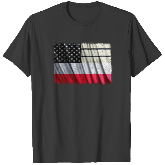 Polish American Shirt Poland USA Flag Pride Polska Dyngus Day T-shirt