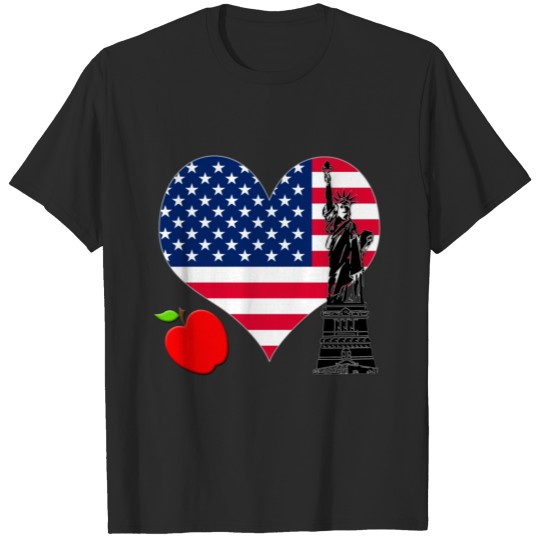 Discover Patriotic Shirt/ Statue Of Liberty/ USA Shirt T-shirt