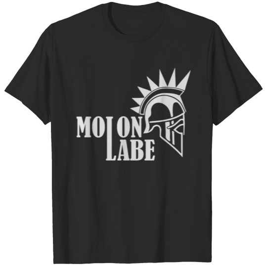 Discover MOLON LABE Molan Labe Spartan Helmet T-shirt