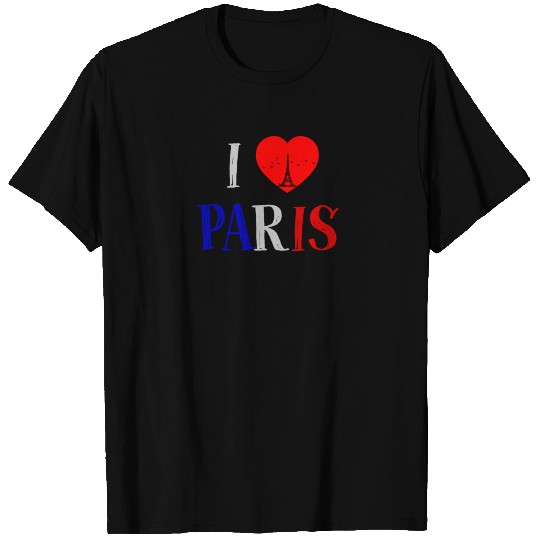 I love Paris france gift T-shirt