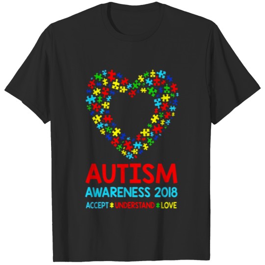 Discover Autism Awareness 2018 Love Autism for Kids Teacher T-shirt