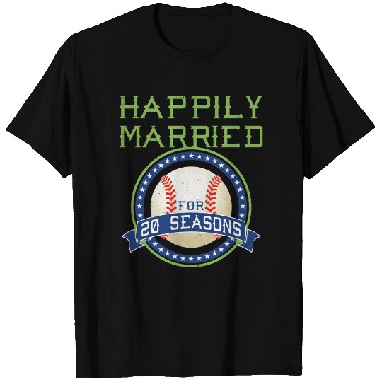 Happily Married For 20 Seasons T-shirt