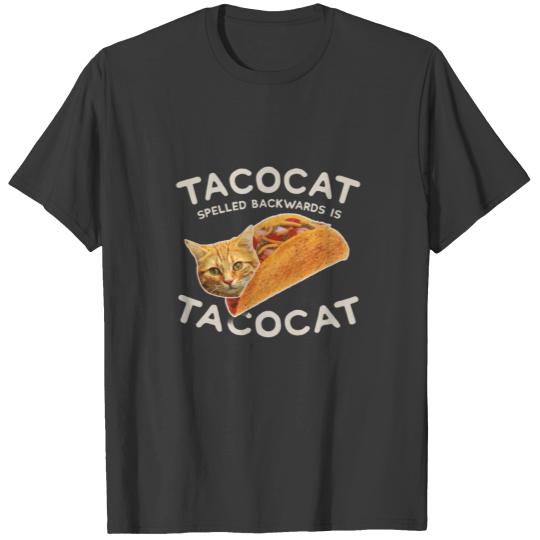 Funny Tacocat Spelled Backwards Is Taco Cat TShirt T-shirt