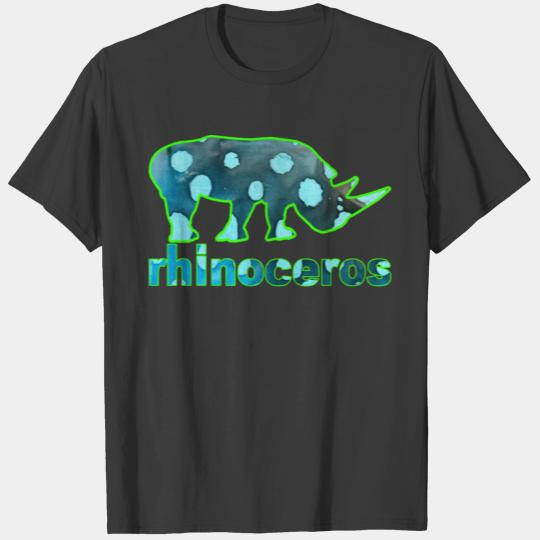 wordtease batik rhino T-shirt