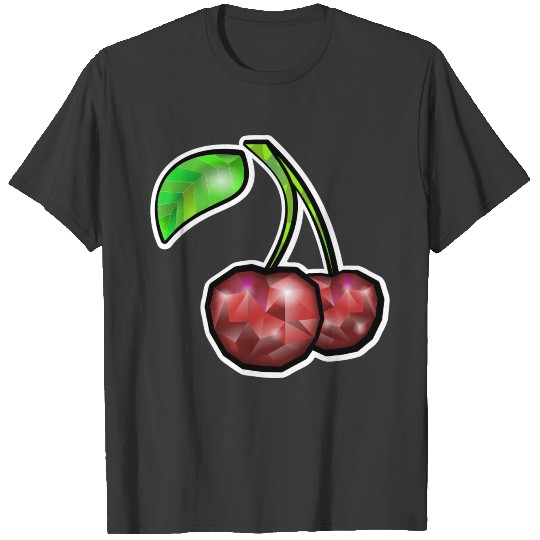 Cherry geometrical T-shirt