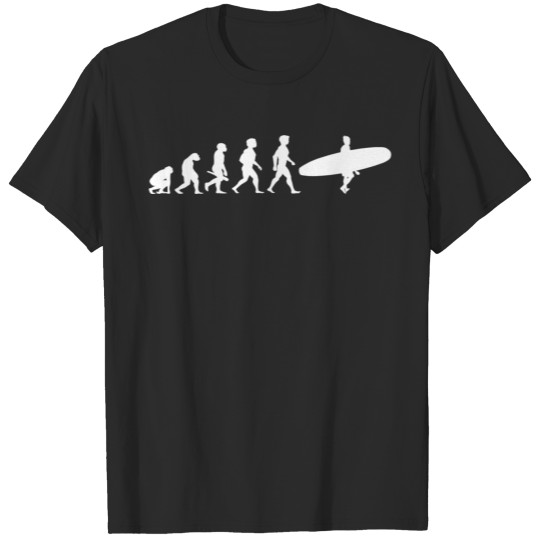 Discover Evolution Surfing Surfer Surfboard Beach Summer T-shirt