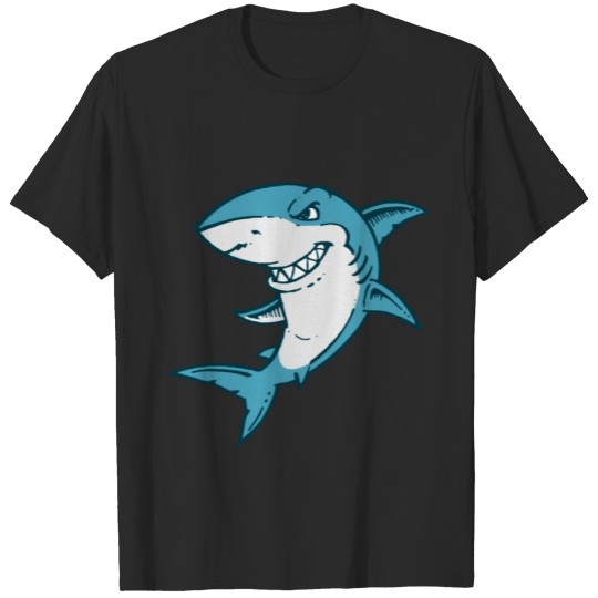 Discover Shark laughing T-shirt