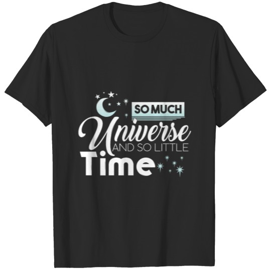Discover Universe Space Rocket Planet Moon T-shirt