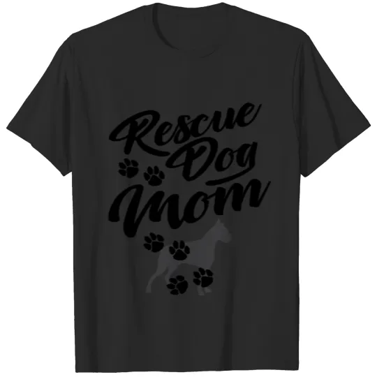 Discover Rescue Dog Mom Gift for Animal Adoption T-shirt