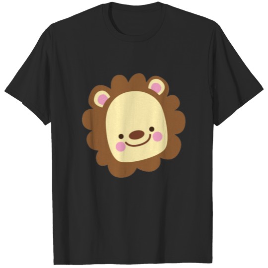 Discover Cute Lion Cartoon Design T-shirt