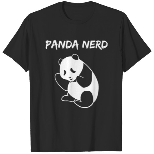 Discover Panda Nerd T-Shirt Funny Sichuan Animal Panda Bear T-shirt