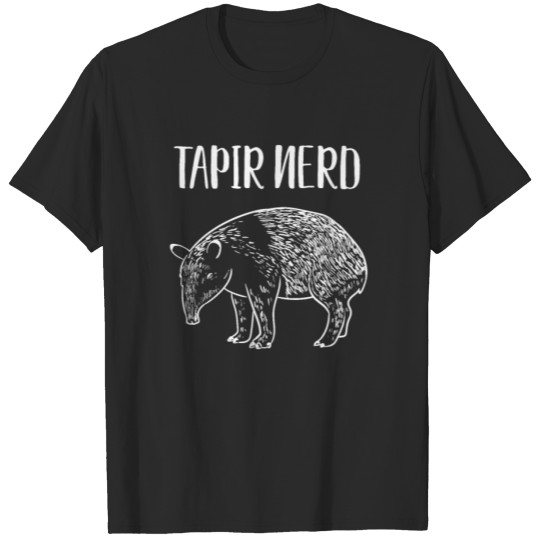 Discover Tapir Nerd T-Shirt Cool Malayan Tapir Animal Geek T-shirt