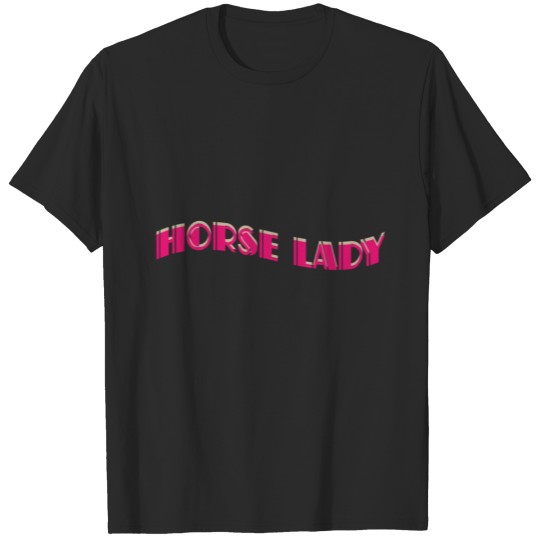 Discover horse lady 01 T-shirt