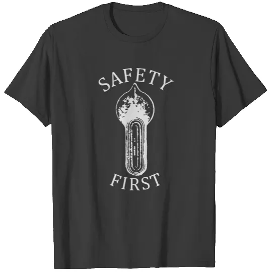 Safety First White T-shirt