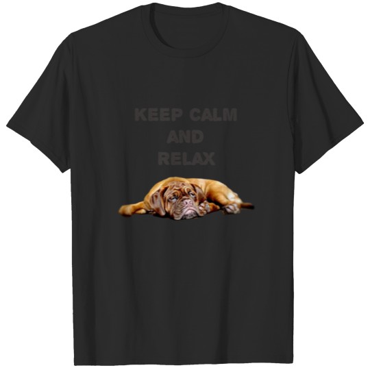Discover dog relaxes T-shirt