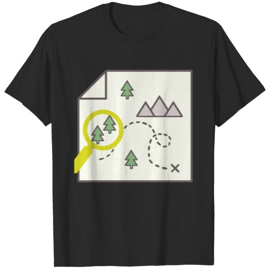Discover travel map T-shirt