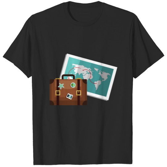 Discover travel map T-shirt