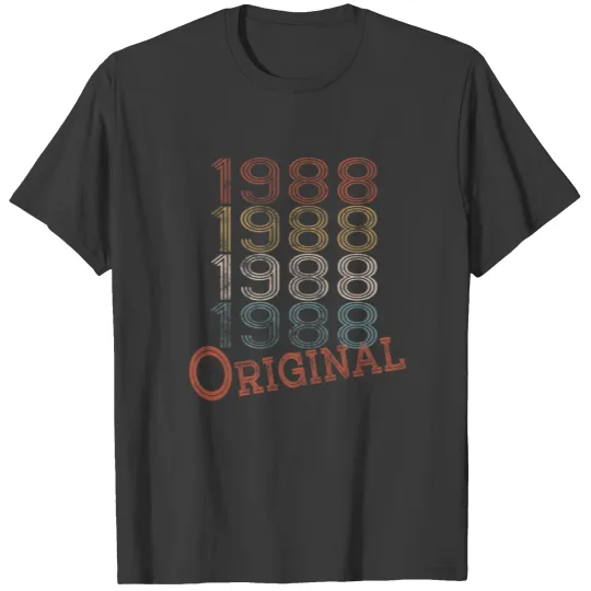Discover born in 1988 legend of original birthday gift T-shirt