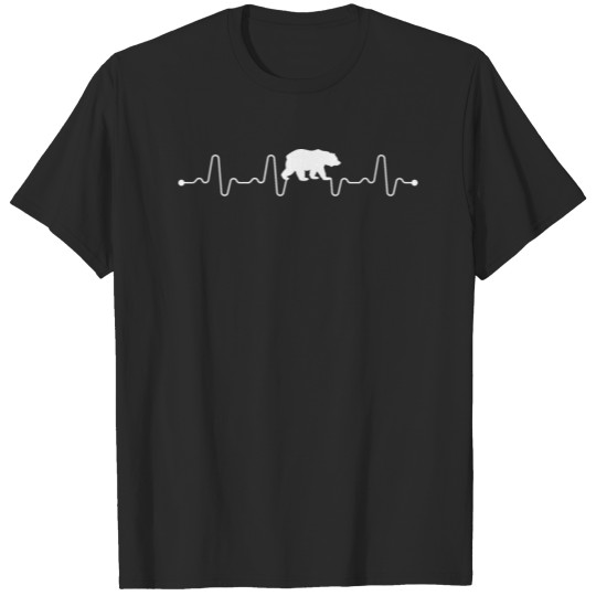 Discover Heartbeat Bear T-Shirts I Love Bears T-shirt