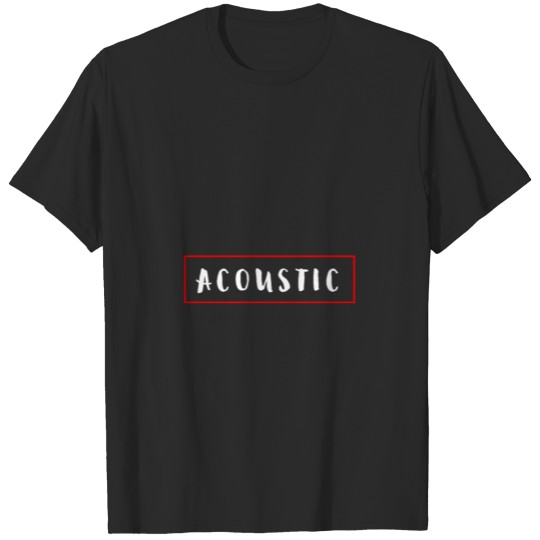 Discover Acoustic Red and White T-shirt