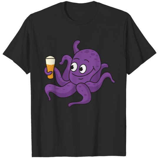 Discover Beer Octopus Giant Kraken T-shirt