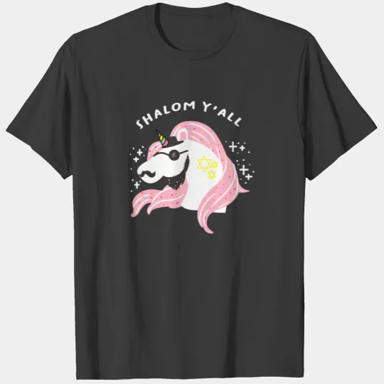 Shalom yall - Jewish Jew Jewnicorn Unicorn Judaism T-shirt