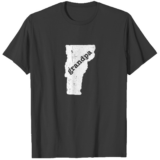 Vermont Coolest Grandpa Shirt Grandpa Tee Shirts T-shirt