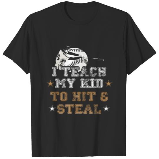 Discover Baseball Lover Gifts I Teach My Kid To Hit And T-shirt