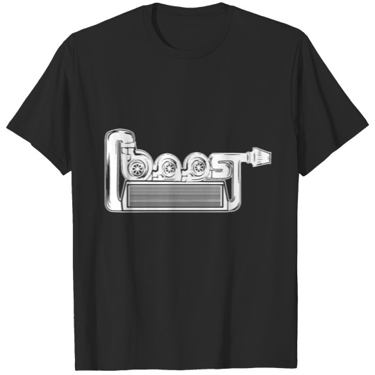 Boost Mechanic Men s Tee Racing Turbo racing T Shi T-shirt
